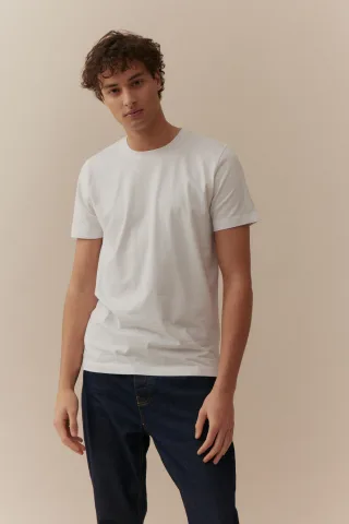 BASEFIELD - NOS Rdh.-Doppelpack Tshirt 1/2 white - Gr. - S