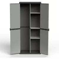 Kreher Mehrzweckschrank 'Armadio', modulares System aus Kunststoff für Keller, Garten, Garage