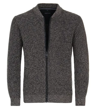 CASAMODA - Strickjacke braun - Gr. - 3XL