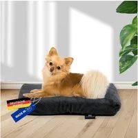 Rohrschneider Tierkissen Flauschiges Hundebett Made in EU mit Anti-Rutsch in 3 Größen, 1-3 Steppnähte