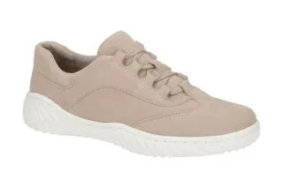 Gabor 63.380 - BEST FITTING Beige Schn?r-Halbschuhe Echtleder Rauhleder