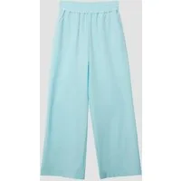 s.Oliver Chinos Hose Fließende Hose mit Elastikbund und Wide Leg