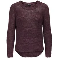 ONLY Strickpullover ONLGEENA XO L/S PULLOVER KNT NOOS Materialmix, regular fit