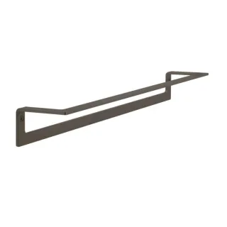Herzbach Living Handtuchhalter 21.818000.1.40 450mm, Wandmontage, black steel