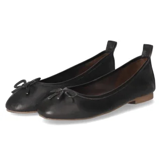 LAZAMANI Ballerinas - Gr. 38 - Schwarz - Glattleder