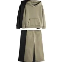 The Set Sweatanzug The Set Hoodie und Jogginghose, 2er-Pack (4-tlg)