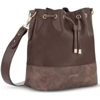 Expatrié Handtasche Sarah Medium Damen Umhängetasche Beuteltasche (3-tlg), Hochwertiges Kunstleder, Wasserabweisend
