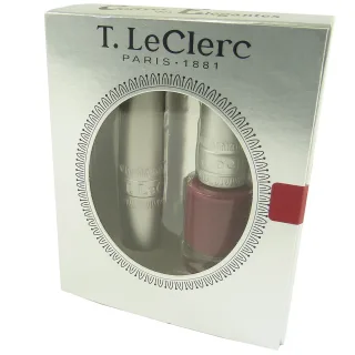 T. LeClerc PARIS 1881 Coffret des Elegantes Lippen Stift Nagel Lack Set  - Rose Gourmande