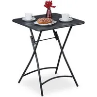 relaxdays Klapptisch Metall Balkontisch klappbar