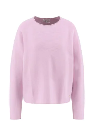 FYNCH-HATTON - PULLOVER O-NECK FINE COTTON cream rose - Gr. - XL