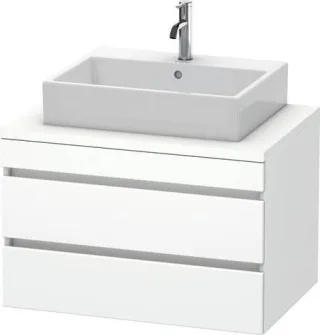 Duravit DuraStyle Konsolenwaschtischunterbau wandhängend Weiß Matt 800x548x512 mm - DS531701818 DS531701818