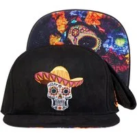 Cadency Snapback Cap Fiesta de los Muertos Basecap mit geradem Schirm, Einheitsgröße, Unisex