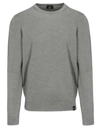 COMMANDER Finest Clothing - Roundneck Pullover, uni tech grey - Gr. - XXL