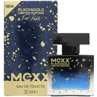 Mexx Eau de Toilette Mexx Black & Gold Limited Edition Man Eau de Toilette 30ml holzig-fruc