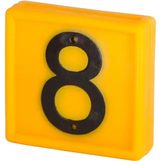 Kerbl Nummernblock, 1-stellig 10er Pack gelb gelb - 208488