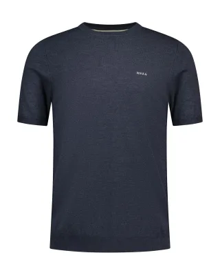 nza new zealand auckland - Shirts Männlich navy marine melange - Gr. - S