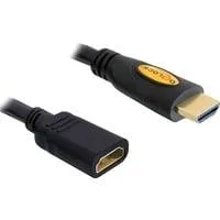 Verlängerungskabel High Speed HDMI mit Ethernet, HDMI A Stecker > HDMI A Buchse schwarz, 3 Meter