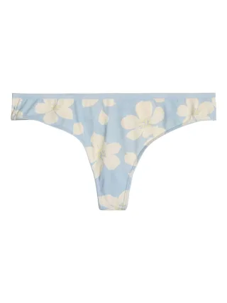 Marc O'Polo Damen String Poetic BloomString Slip, Tanga, Mini String