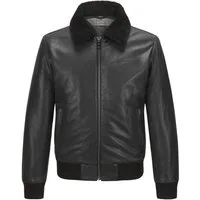 Milestone Lederjacke MSTerry Blouson aus butterweichem Rindleder mit abnehmbarem Fellkragen