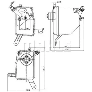 Mahle Ausgleichsbeh?lter f?r K?hlmittel BMW 5er E60 6er E63