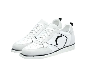Triple20 Dartschuhe Leder - Weiß Schwarz