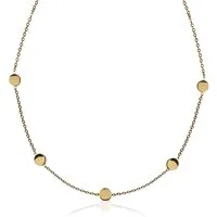 ALEXASCHA Choker Kurze Kette mit Plättchen • Edelstahlkette • Münzkette • verstellbar