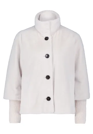Betty Barclay - Plüschjacke beige - Gr. - 42