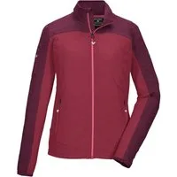 Killtec Strickjacke KOS 71 WMN FLX JCKT Colourblock Powerstretchjacke mit Zipper-Taschen und Kinnschutz