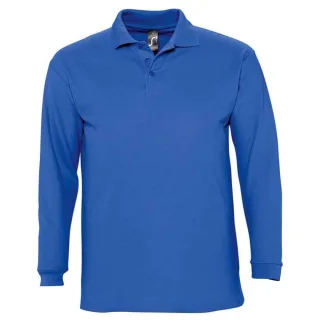 SOLS - "Winter II" Poloshirt für Herren/Damen Unisex Langärmlig (Königsblau)