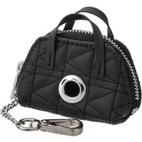 KARL LAGERFELD Hundekotbeutel Hunde Haustiere Kotbeutelspender Exklusive Gassibeutel Tasche, Metallkette, Karabinerhaken, Reißverschluss, Sammlerstück