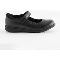 Next Mary-Jane-Lederschuhe mit Brogue-Detail Mary-Jane-Schuhe (1-tlg)