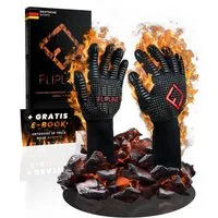 FLIPLINE® Grillhandschuhe Größe L, Idealer Schutz für Hände auch für Fahrzeugreparaturen