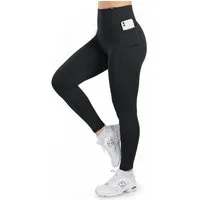 Smilodox Leggings SoftFeel Leticia, High Waist Yogahose mit seitlichen Taschen, Yoga atmungsaktiv, schnelltrocknend, 4-Wege-Stretch, Feuchtigkeitsabweisend