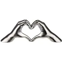 GILDE Dekofigur Indoor - Gilde Keramik Hand Heart (Herz)