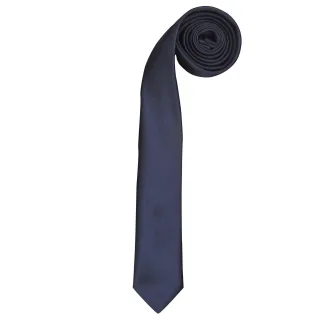 Premier Tie - Schlanke Herren-Retro-Arbeitskrawatte (2er-Pack) (Marine)