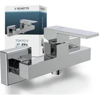 Schütte Duscharmatur Tokyo Wasserhahn Bad, Mischbatterie Dusche in Chrom