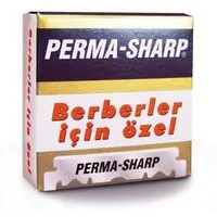 Derby Professional Rasierklingen Perma Sharp Halbe Blatt-Rasierklingen für Rasiermesser 100st., 1-tlg.
