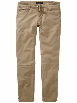 Mey & Edlich Herren Quadrizeps-Hose Beige 98 % Baumwolle, 2 % Elasthan