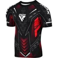 RDX Sports Kompressionsshirt RDX IMMAF Halbarm Kompressionsshirt für MMA und Wettkampftraining