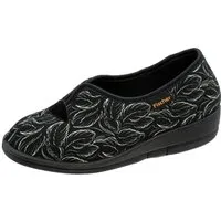 Fischer-Markenschuh Dora Hausschuh Microstretch, Textilfutter, Weite H, zum Schlupfen