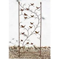 DanDiBo Rankhilfe Garten Metall Freistehend 150 cm Hoch Rankgitter