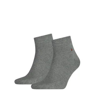 Tommy Hilfiger - Basic Socken mit Logo grau - Gr. - 42