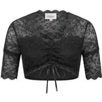 Nübler Dirndlbluse Dirndlbluse Kurzarm Nena in Schwarz von Nübler