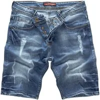 Rock Creek Jeansshorts Herren Shorts Denim Blau RC-2123