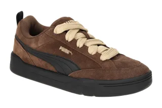 Puma 401606 02 Herren Sneakers Braun/Schwarz Echtleder mit Textil Innenfutter