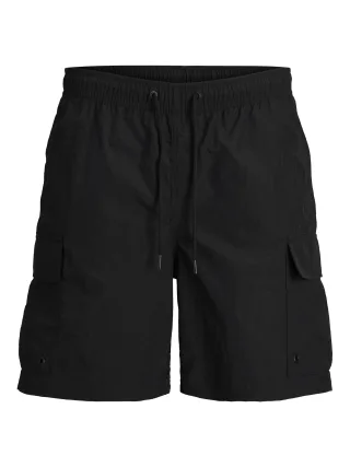 JACK&JONES - JPSTFIJI JJSWIM CARGO LY JNR Schwarz - Gr. - 164