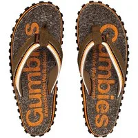 Gumbies Cairns in Orange T-Strap-Zehentrenner aus recycelten Materialien »in farbenfrohen Designs«