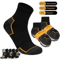 EAAKIE Arbeitssocken Herren Arbeitssocken 5/10/20 Paar WORK Socken Sneakersocken Baumwolle (10-Paar)