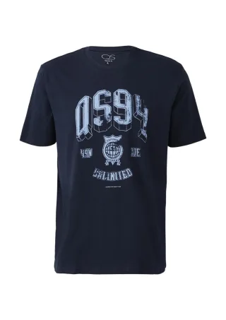 Q/S designed by - T-Shirt blau - Gr. - XL