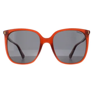 Polaroid Square Damen Orange Grau Polarisiert PLD 6218/S